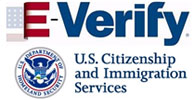 E-Verify® — U.S. Citizenship and Immigration Services — GL Staffing Services, Inc. — USCIS E-Verify® Logo